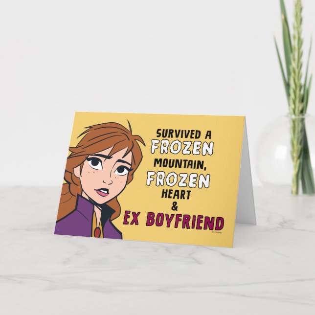 Frozen 2 | Anna "Survived" Card (Front)