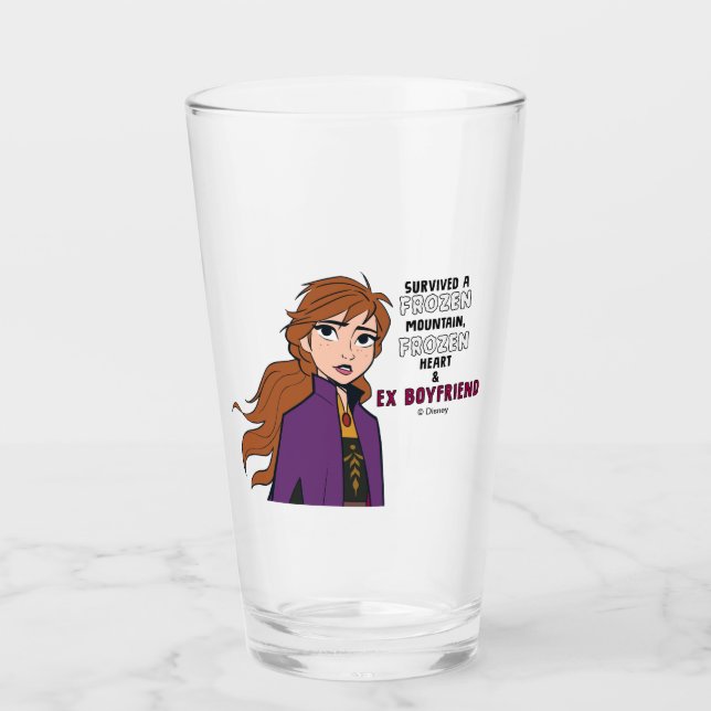 Frozen 2 | Anna "Survived" Glass (Front)