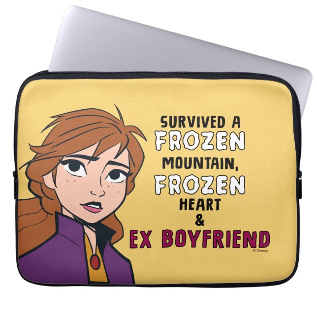 Frozen 2 | Anna "Survived" Laptop Sleeve (Front)