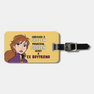 Frozen 2 Anna "Survived" Luggage Tag
