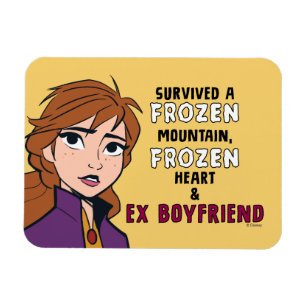 Frozen 2 Anna "Survived" Magnet