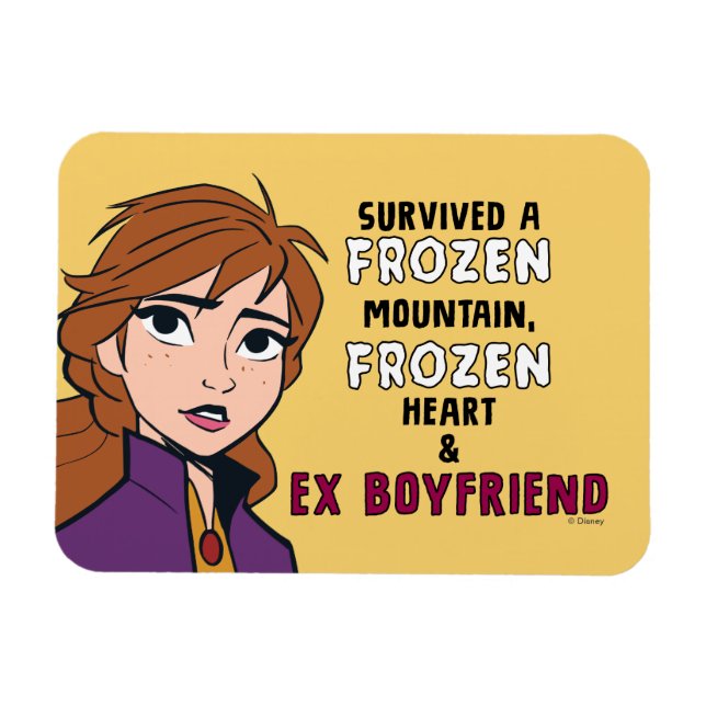 Frozen 2 | Anna "Survived" Magnet (Horizontal)