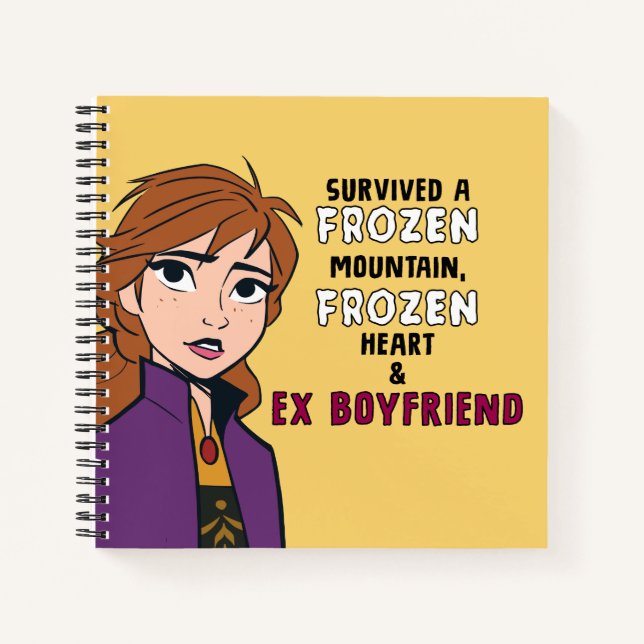Frozen 2 | Anna "Survived" Notebook (Front)