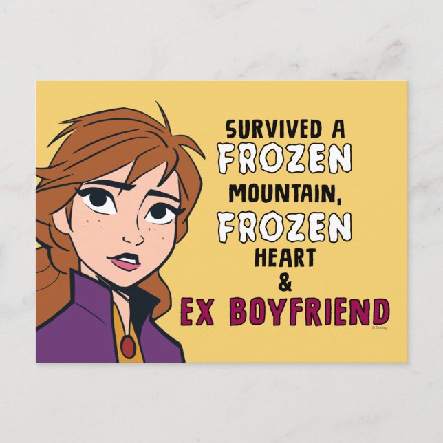 Frozen 2 | Anna "Survived" Postcard (Front)