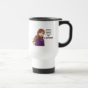 Frozen 2   Anna "Survived" Travel Mug