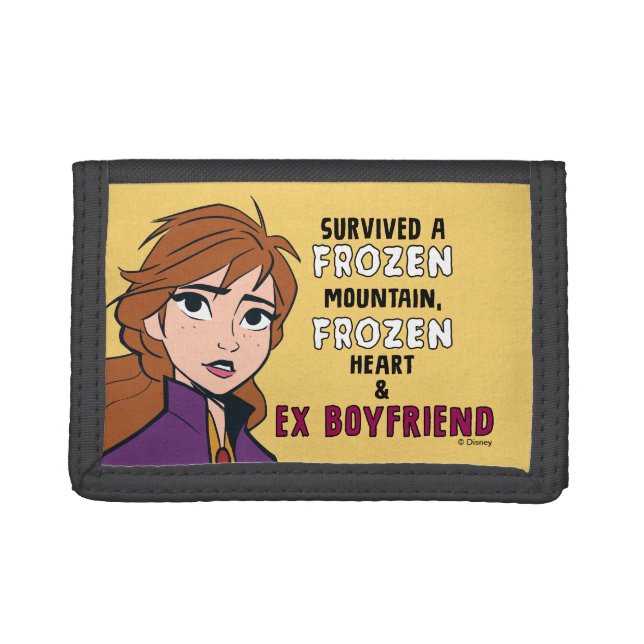 Frozen 2 | Anna "Survived" Trifold Wallet (Front)