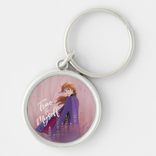 Frozen 2: Anna | True to Myself Keychain (Front)