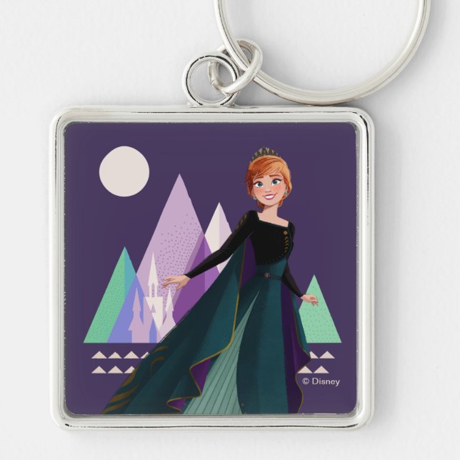Frozen 2 | Anna - True to Myself Keychain (Front)