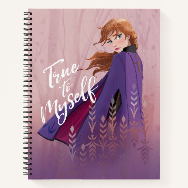 Frozen 2: Anna | True to Myself Notebook (Front)