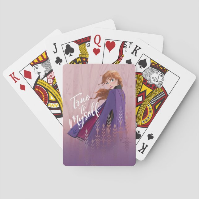 Frozen 2: Anna | True to Myself Playing Cards (Back)