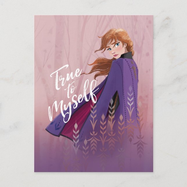 Frozen 2: Anna | True to Myself Postcard (Front)