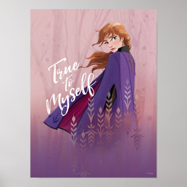 Frozen 2: Anna | True to Myself Poster (Front)