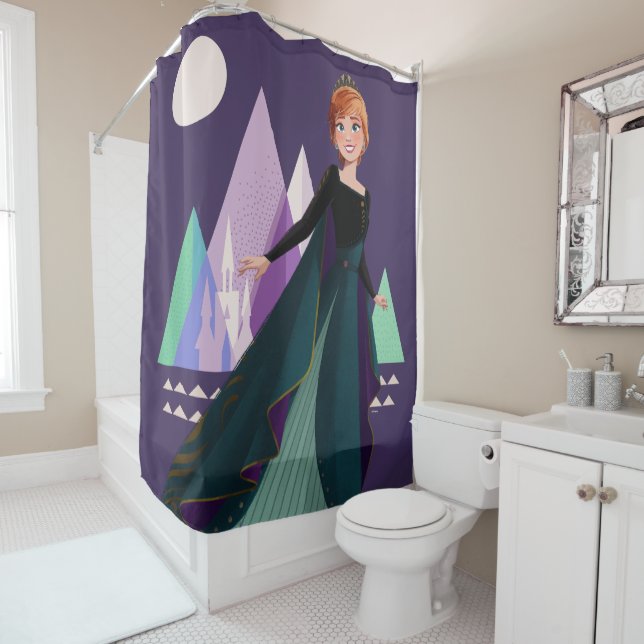 Frozen 2 | Anna - True to Myself Shower Curtain (In Situ)