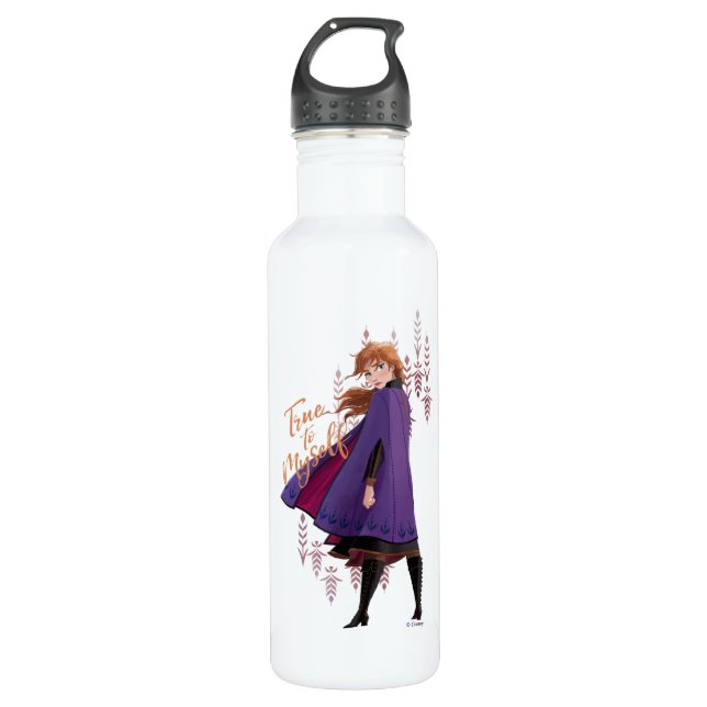 Frozen 2: Anna | True to Myself Stainless Steel Water Bottle (Front)