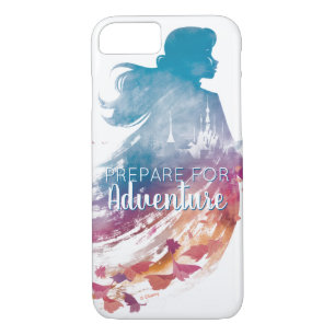 Frozen 2: Anna Watercolor Silhouette iPhone 8/7 Case