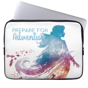 Frozen 2: Anna Watercolor Silhouette Laptop Sleeve
