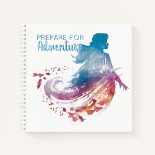 Frozen 2: Anna Watercolor Silhouette Notebook