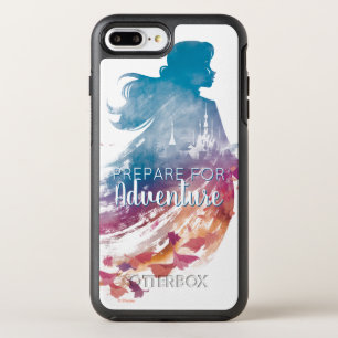 Frozen 2: Anna Watercolor Silhouette OtterBox Symmetry iPhone 8 Plus/7 Plus Case