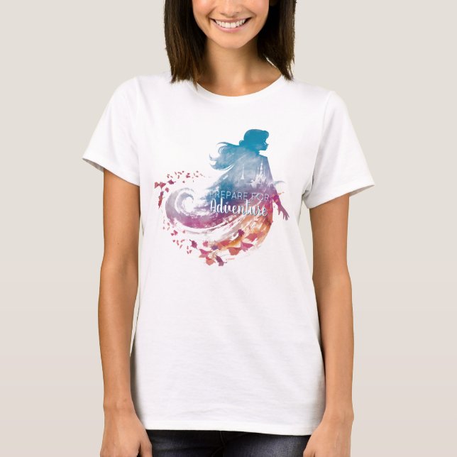 Frozen 2: Anna Watercolor Silhouette T-Shirt (Front)