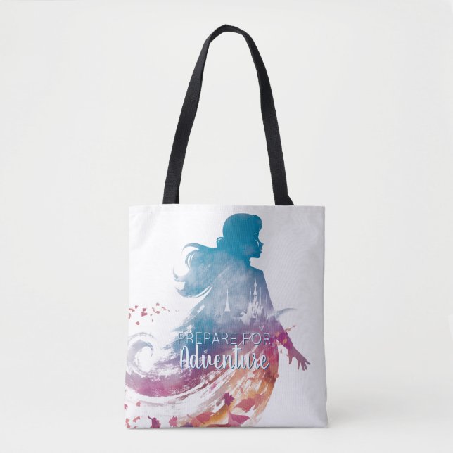 Frozen 2: Anna Watercolor Silhouette Tote Bag (Front)