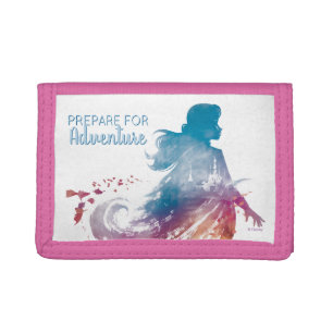 Frozen 2: Anna Watercolor Silhouette Tri-fold Wallet