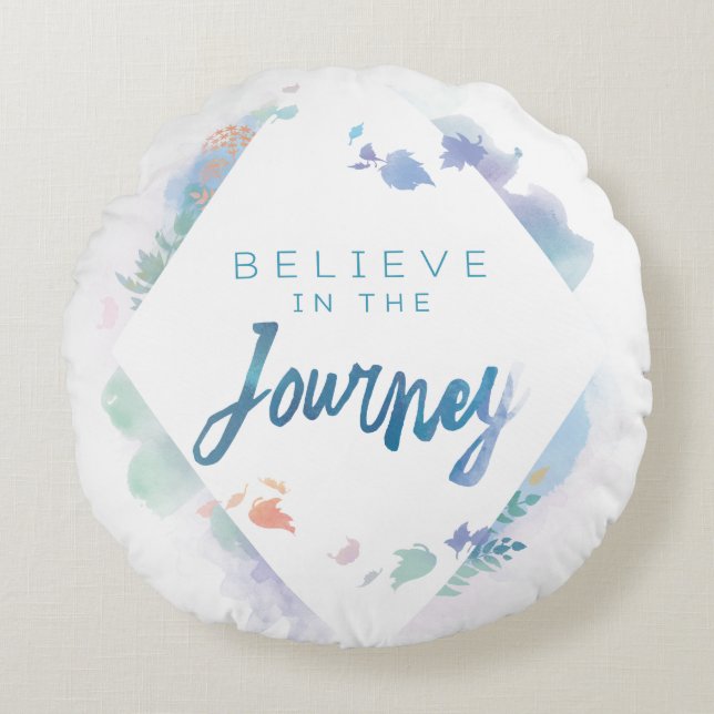 Frozen 2: Believe In The Journey Round Pillow (Front)