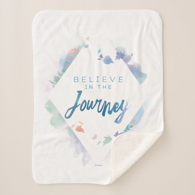 Frozen 2: Believe In The Journey Sherpa Blanket (Front)