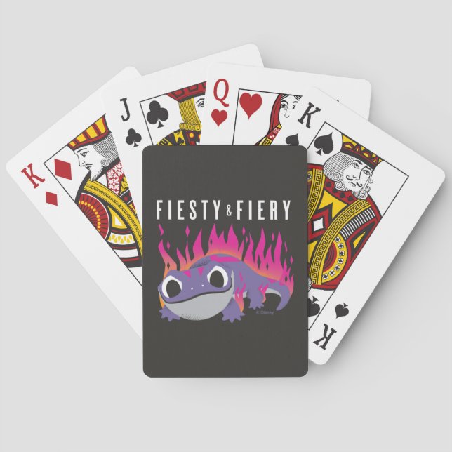 Frozen 2 | Bruni - Fiesty & Fiery Playing Cards (Back)