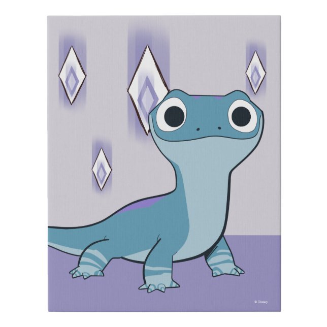 Frozen 2 | Bruni & Fire Elements Faux Canvas Print (Front)