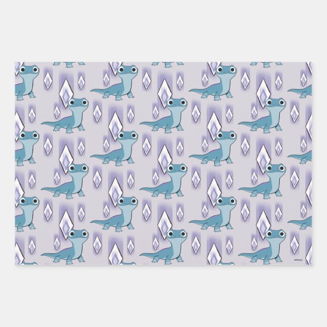 Frozen 2 | Bruni & Fire Elements Wrapping Paper Sheets (Front)