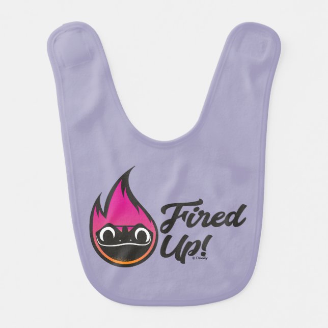 Frozen 2 | Bruni Fired Up Baby Bib (Front)