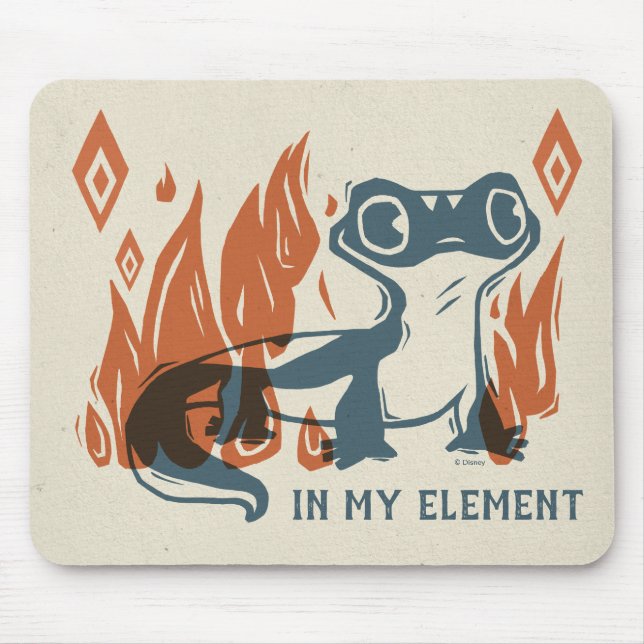 Frozen 2 | Bruni - In My Element Mouse Pad (Front)