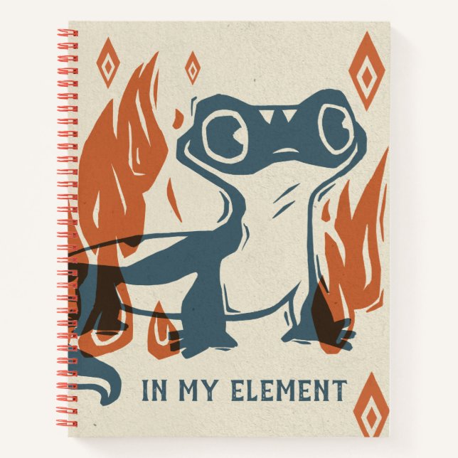 Frozen 2 | Bruni - In My Element Notebook (Front)