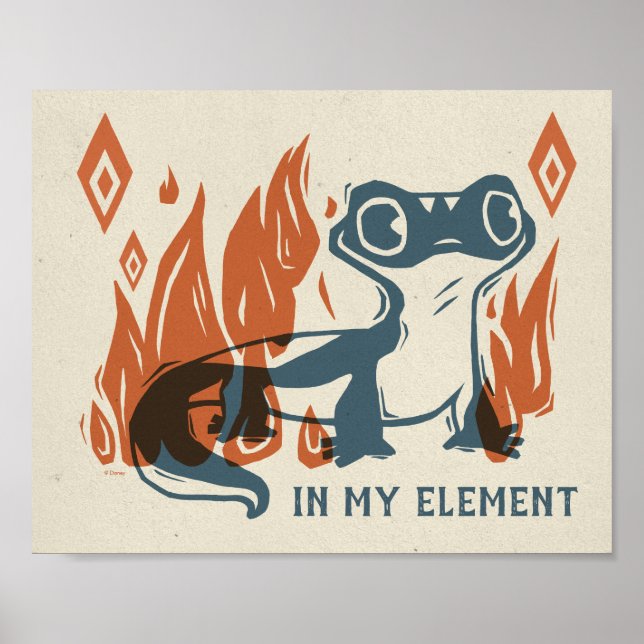 Frozen 2 | Bruni - In My Element Poster (Front)