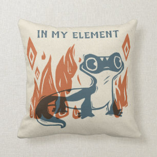 Frozen 2 Bruni - In My Element Throw Pillow