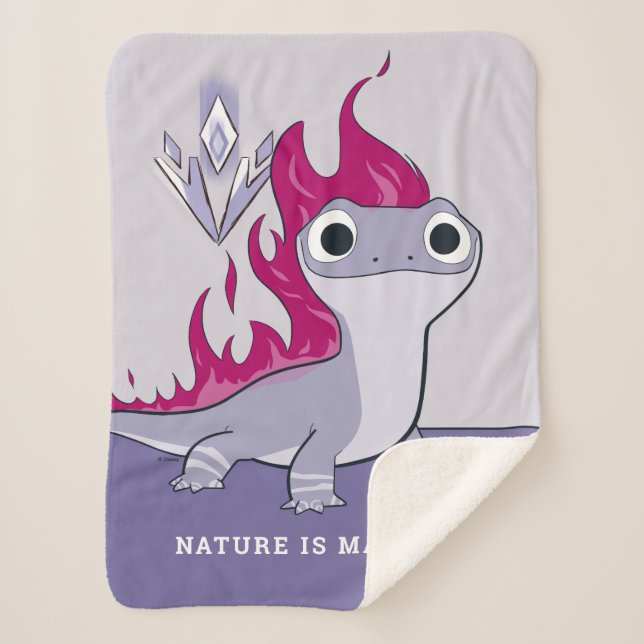 Frozen 2 | Bruni - Nature Is Magical Sherpa Blanket (Front)