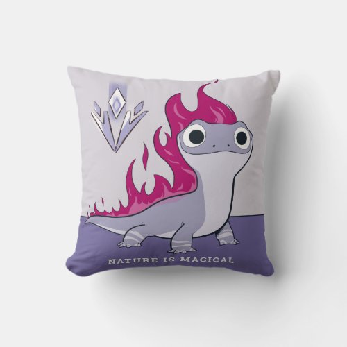 Frozen 2  Bruni _ Nature Is Magical Throw Pillow