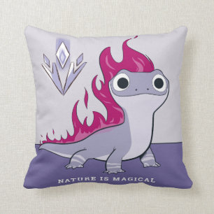 Frozen 2 Bruni - Nature Is Magical Throw Pillow