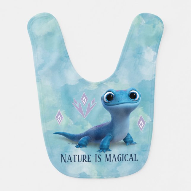 Frozen 2 | Bruni the Fire Spirit Baby Bib (Front)