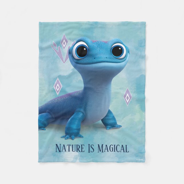 Frozen 2 | Bruni the Fire Spirit Fleece Blanket (Front)