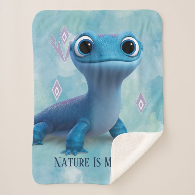 Frozen 2 | Bruni the Fire Spirit Sherpa Blanket (Front)