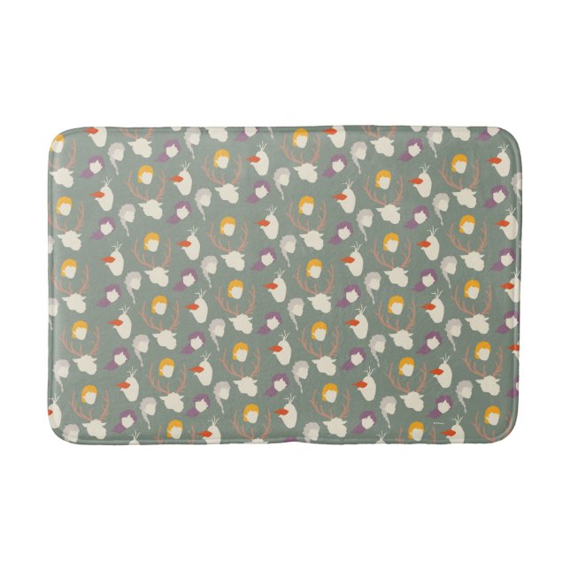 Frozen 2 | Character Wood Cut Pattern Bath Mat (Front)