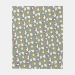 Frozen 2 | Character Wood Cut Pattern Fleece Blanket