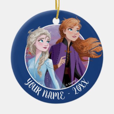 Frozen 2: Elsa &amp; Anna | Destiny Awaits! Ceramic Ornament