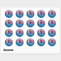 Frozen 2, Elsa - Frozen Reign Sticker, Zazzle