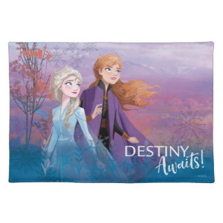 Frozen 2: Elsa & Anna | Destiny Awaits! Cloth Placemat