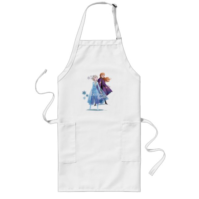 Frozen 2: Elsa & Anna | Destiny Awaits! Long Apron (Front)