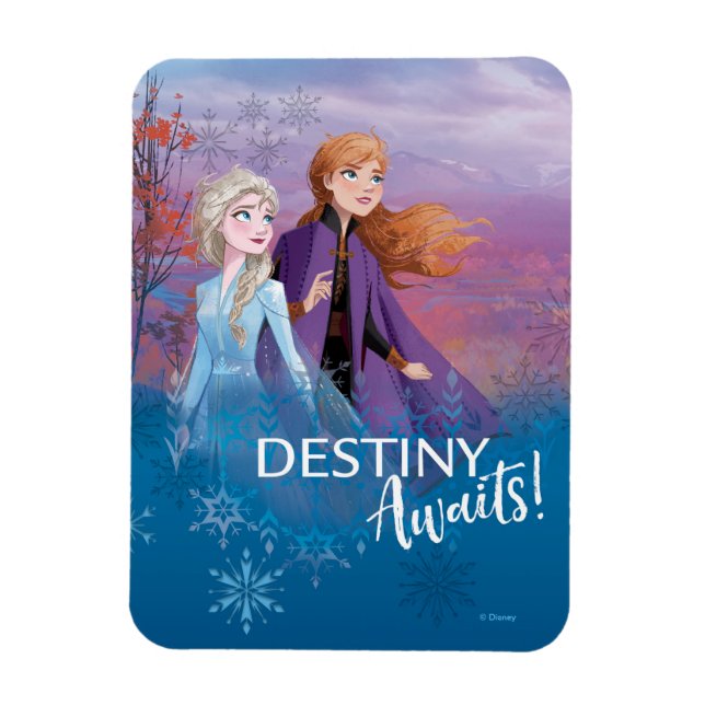 Frozen 2: Elsa & Anna | Destiny Awaits! Magnet (Vertical)