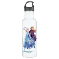 Disney Frozen Anna & Elsa Snowflakes 12 Oz. Water Bottle