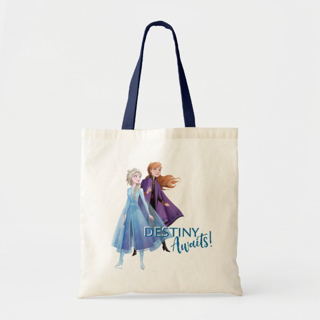 Frozen 2: Elsa & Anna | Destiny Awaits! Tote Bag (Front)